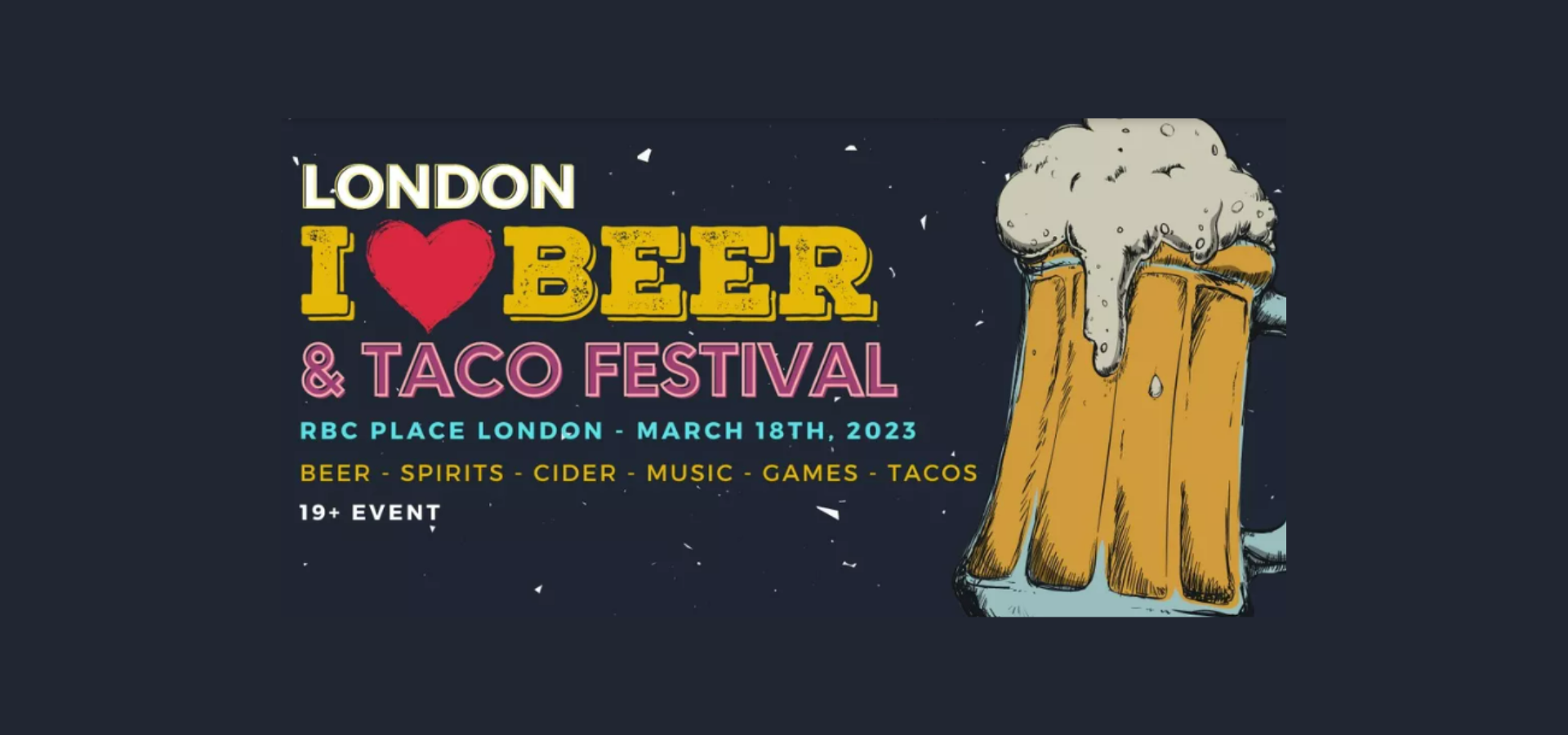 2023 London I Heart Beer & Taco Festival London Economic Development Corporation